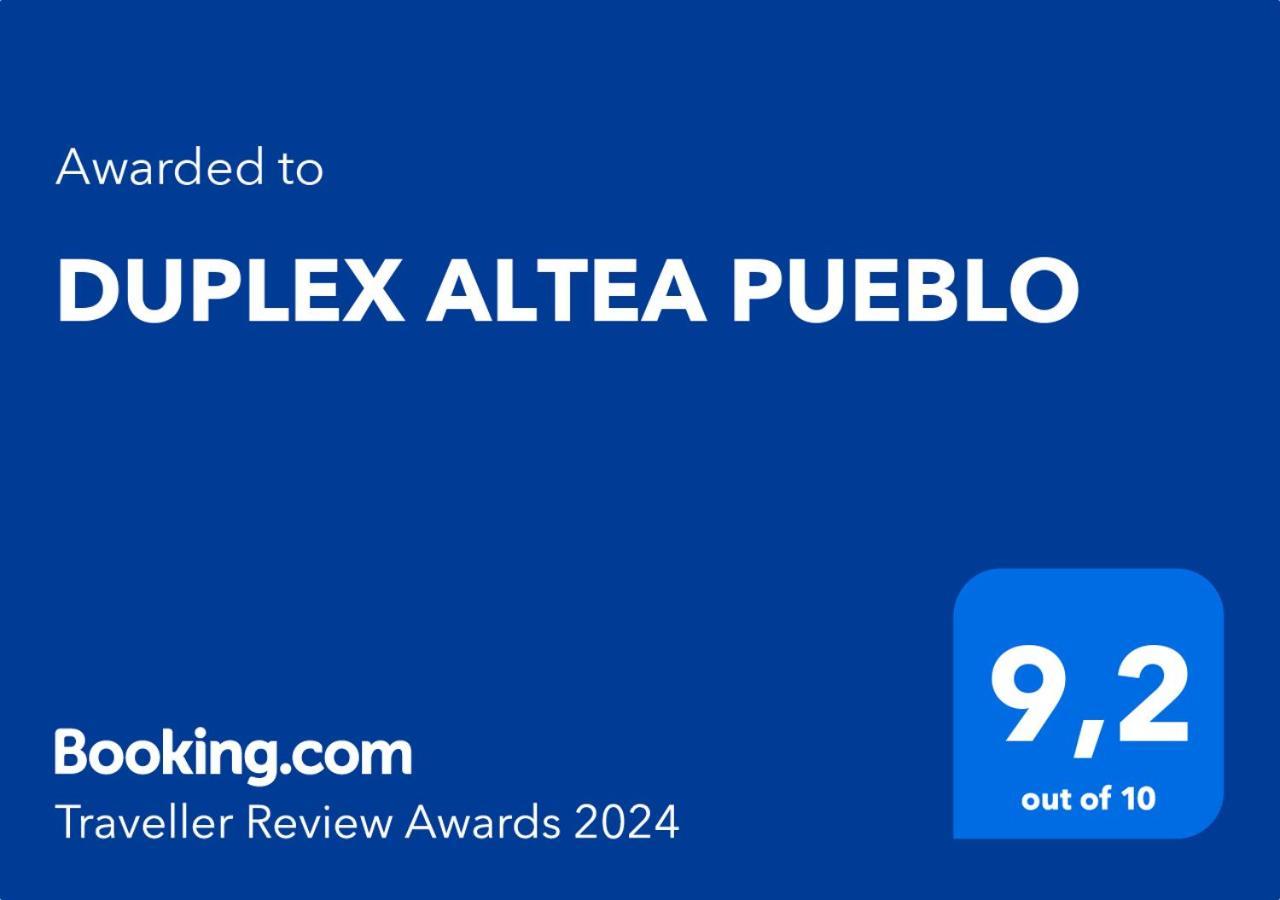 Duplex Altea Pueblo 아파트 외부 사진